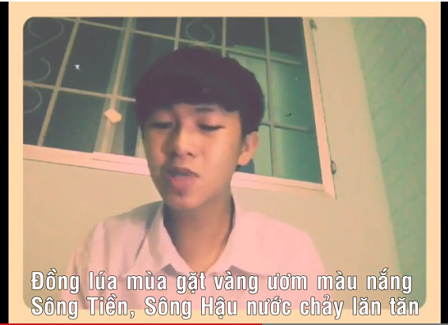 Nam sinh đưa văn học, địa lý, lịch sử vào bản rap hướng về biển Đông